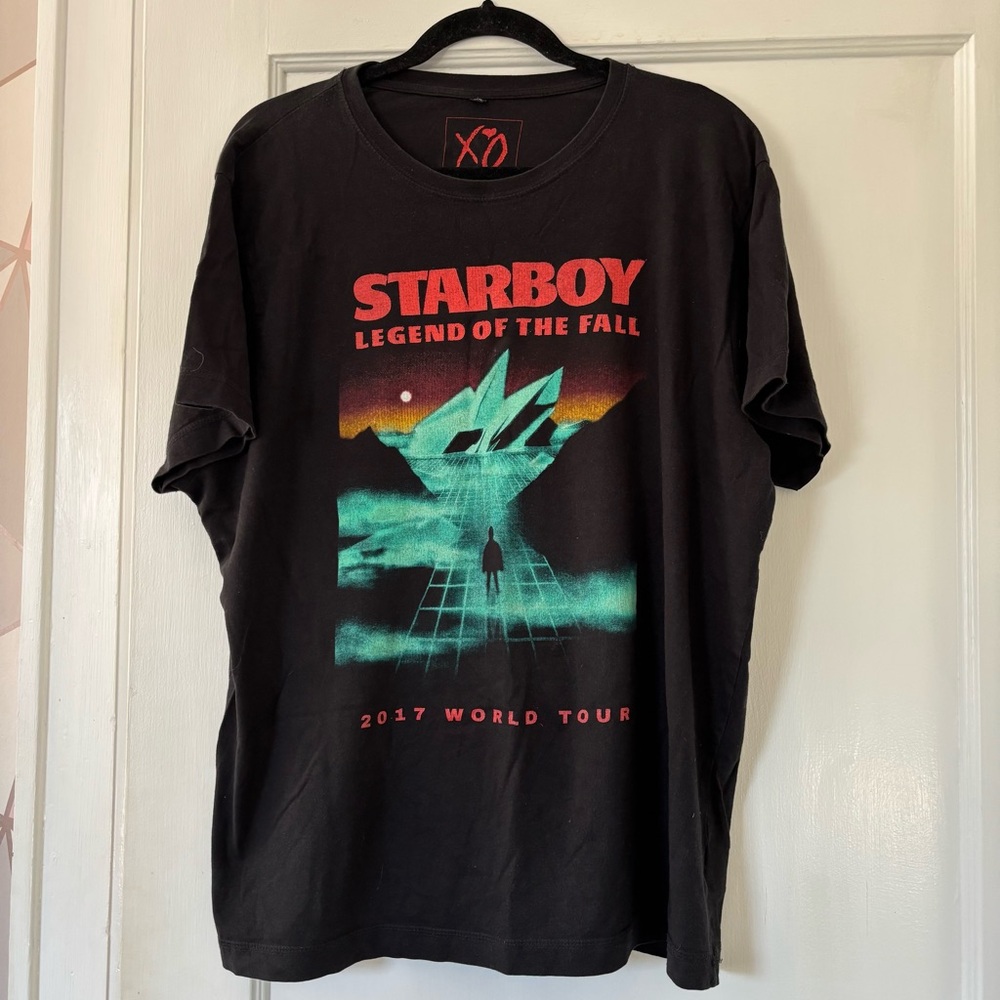 Starboy Legend of the Fall Tour T-Shirt 2017 Black Men’s Extra Large